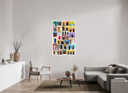 36 x 54″, Hahnemuhle Fine Art paper print .79" white border Portals in Color- Ascending