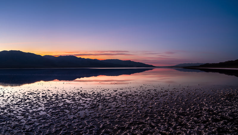 The basin's mirror