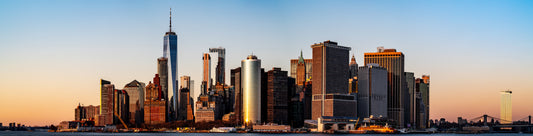 Lower Manhattan panorama red tones on buildings at sunset.jpg