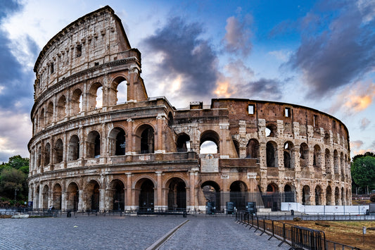 Early morning at the Colosseum