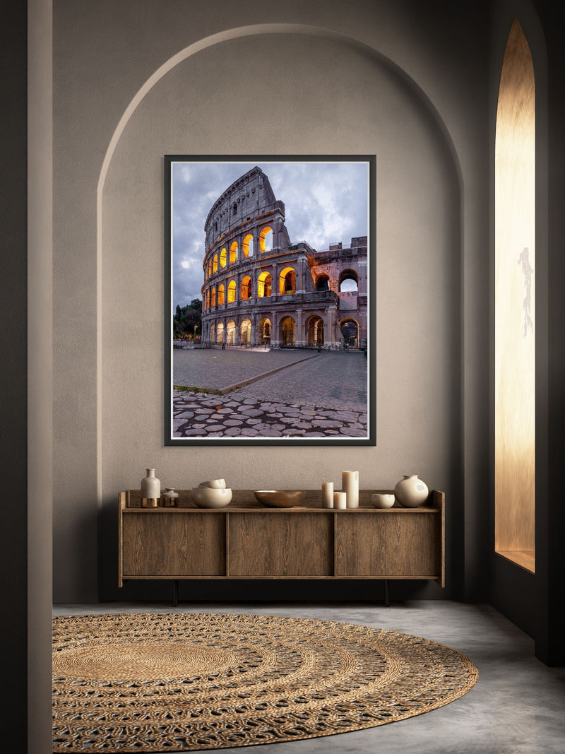 Colosseum vertical early morning