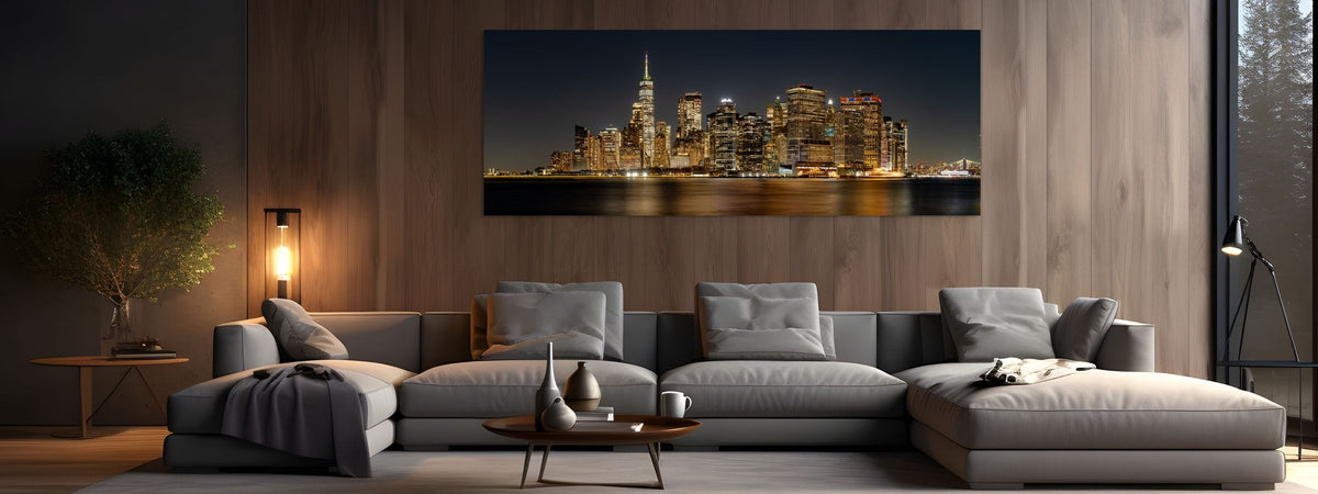 Lower Manhattan long exposure panorama