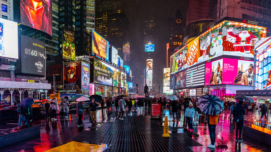 neon rain